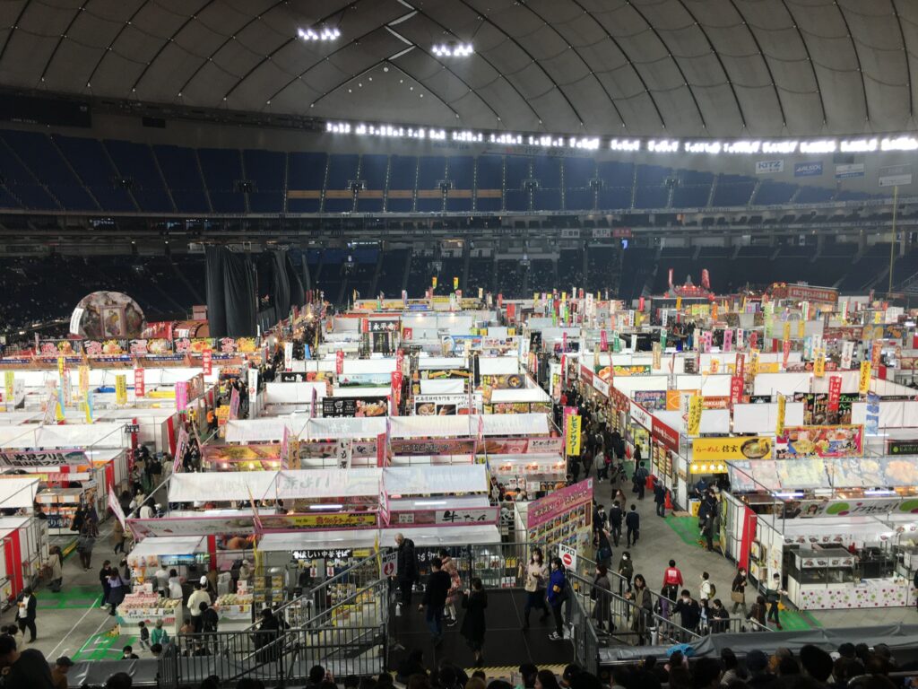 ふるさと祭り東京2023会場内の雰囲気