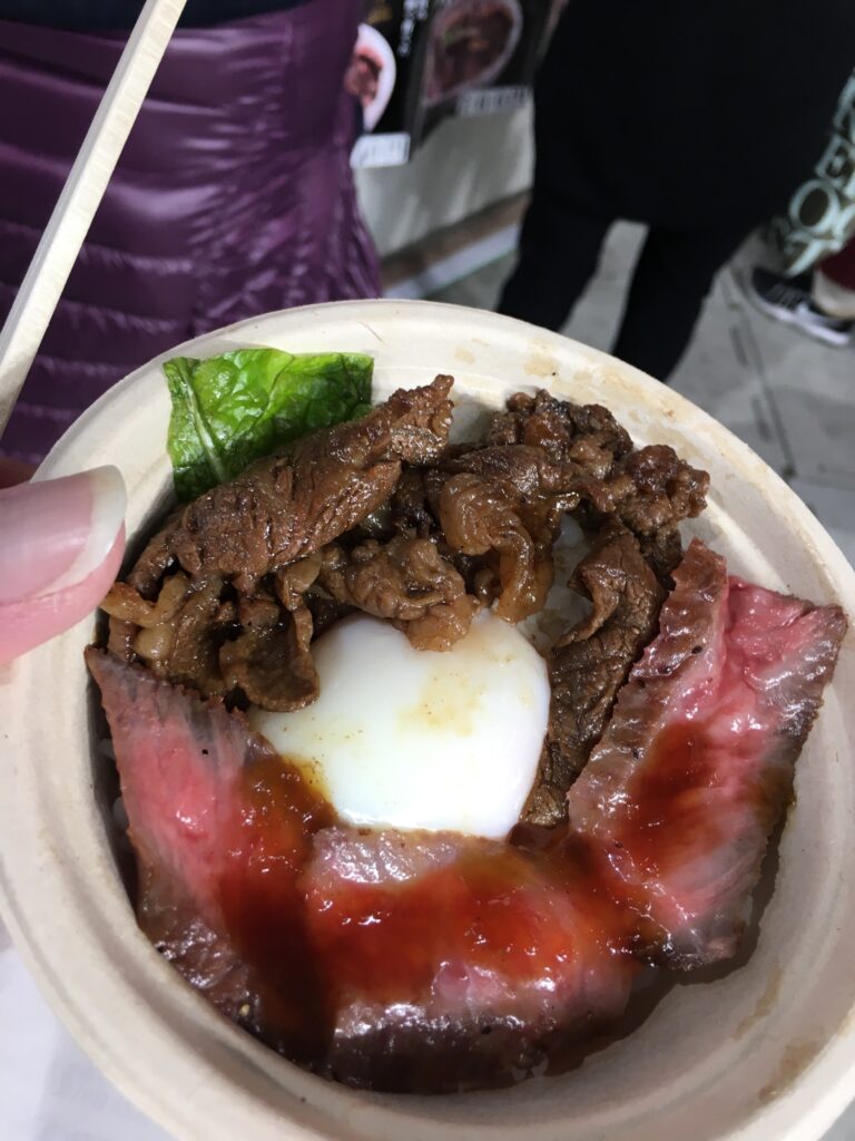 究極の山形牛和の奏・焼きすきステーキ丼