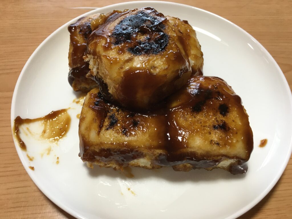 群馬県太田市の名物の焼きまんじゅう