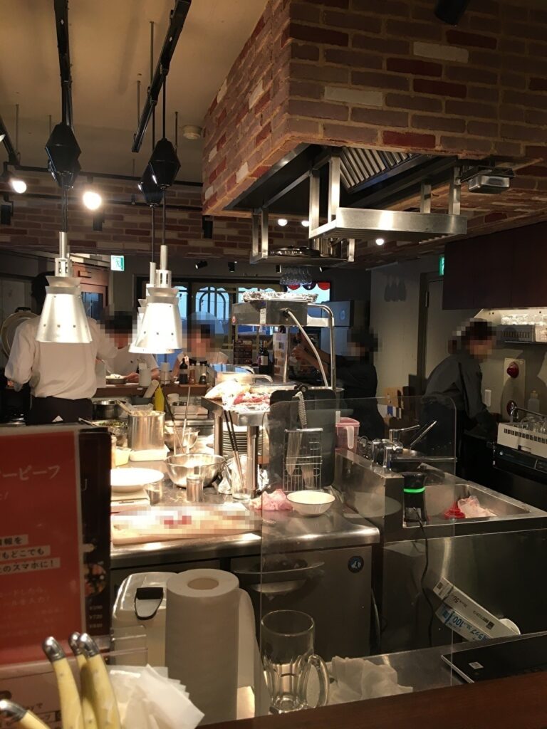 ステーキライスの店 センタービーフ 渋谷宮益坂店の店内風景