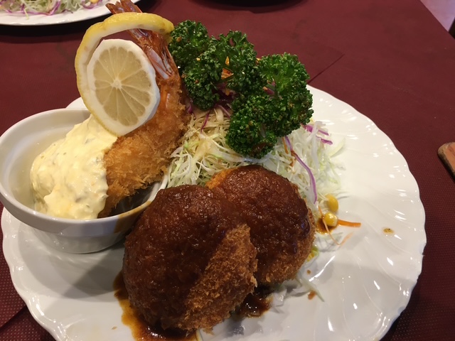 海老フライの盛り合わせ