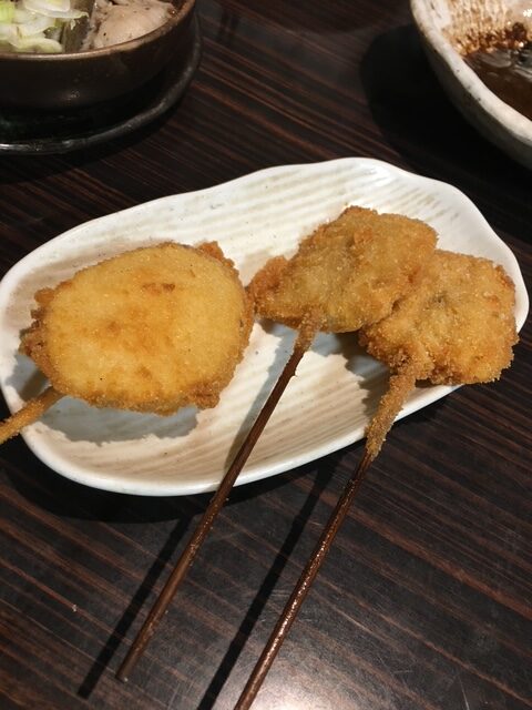 揚げ串 伏見の居酒屋で揚げ串