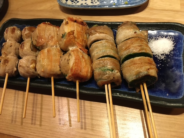 ボリュームあって大きい串焼き