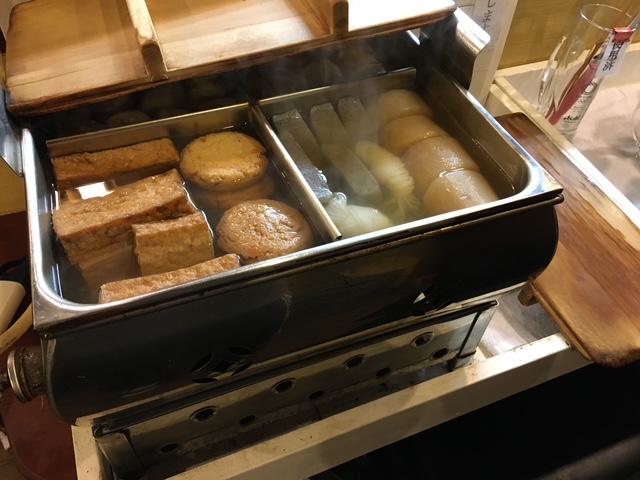 セルフサービスのおでんのお店