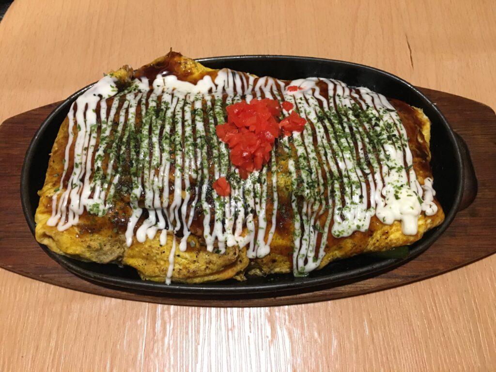 月の島鉄板メニュー