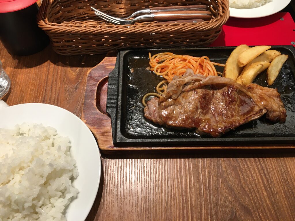 老舗のビフテキ