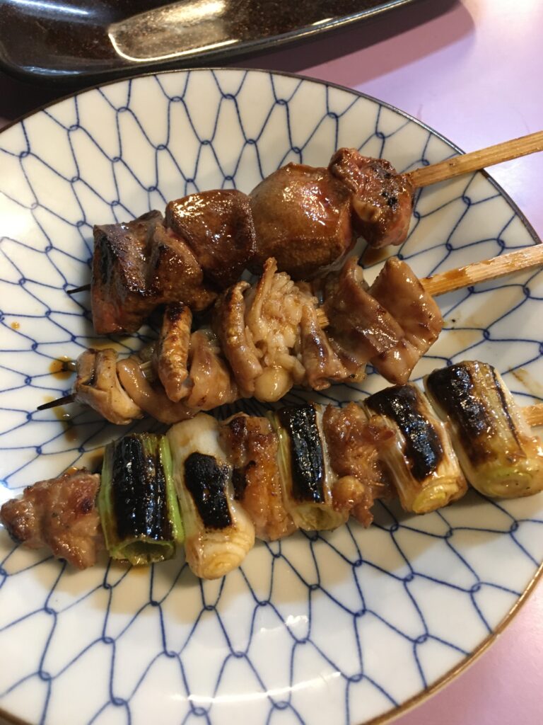 大須商店街居酒屋角屋の焼き鳥