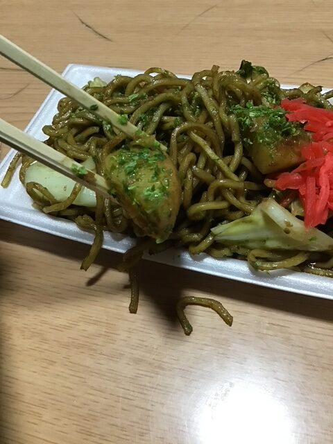 足利市ポテト入り焼きそば