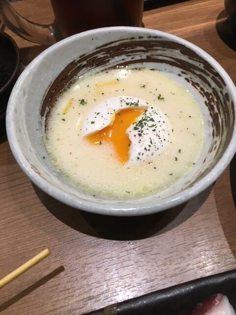 半熟卵のおでん2