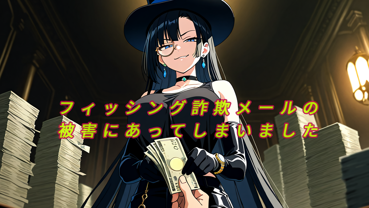 フィッシング詐欺メール事例体験談