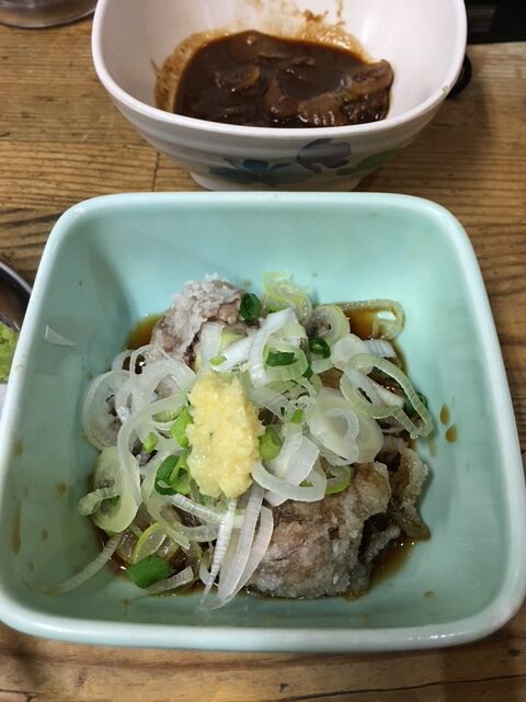 豚の白子揚げ 豚白子揚げポン酢