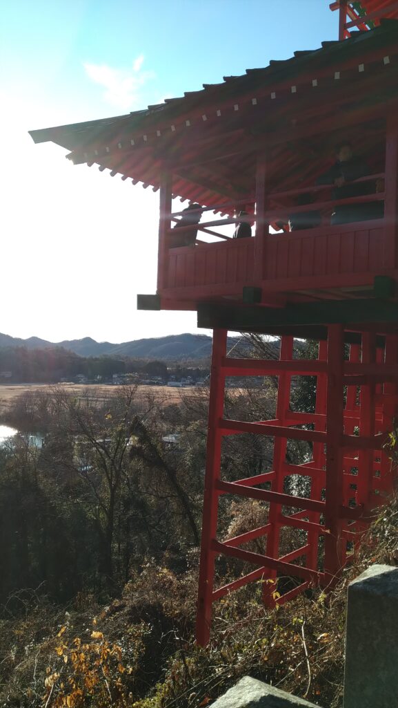 眺めの景色の良い神社