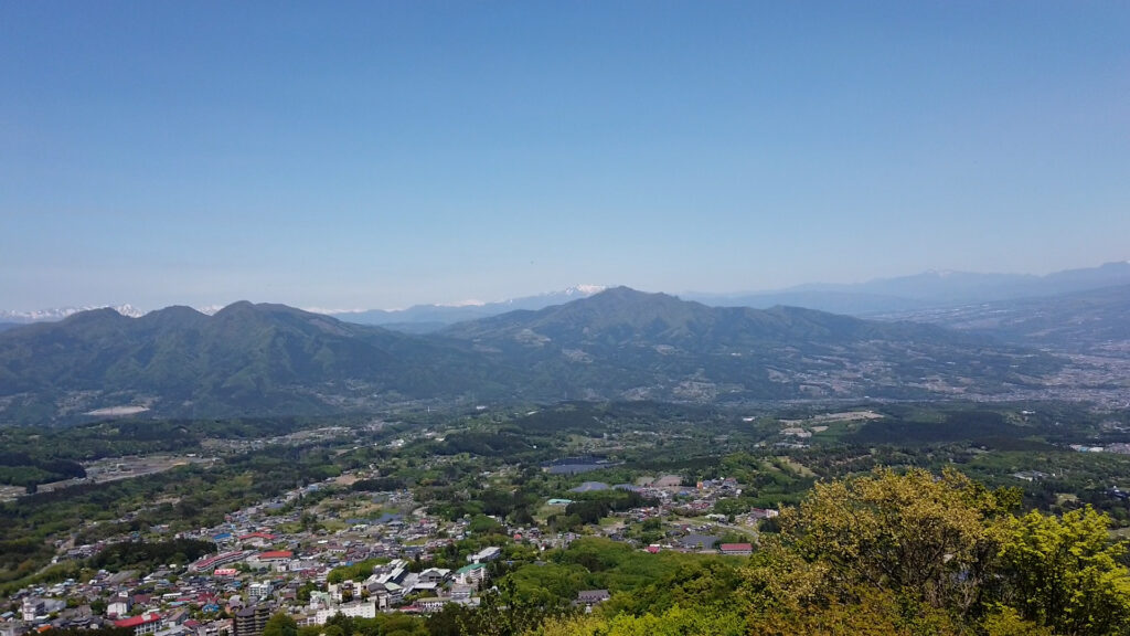 群馬県の空からの景色