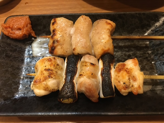 鳥鼓の焼き鳥写真