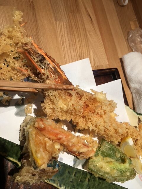 足利市の蕎麦切り稲おかの天ぷらレビュー